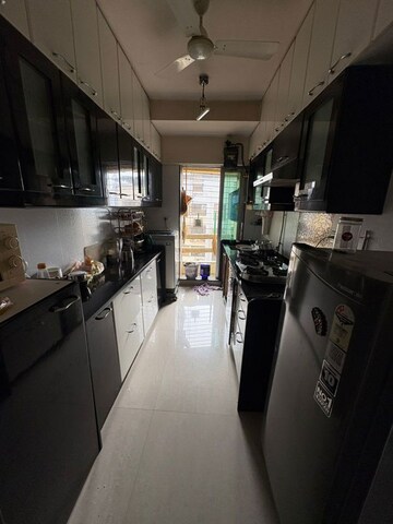 Kitchen in 3 BHK Apartment at Bhakti Heights Tilak Nagar, Tilak Nagar – for Rent