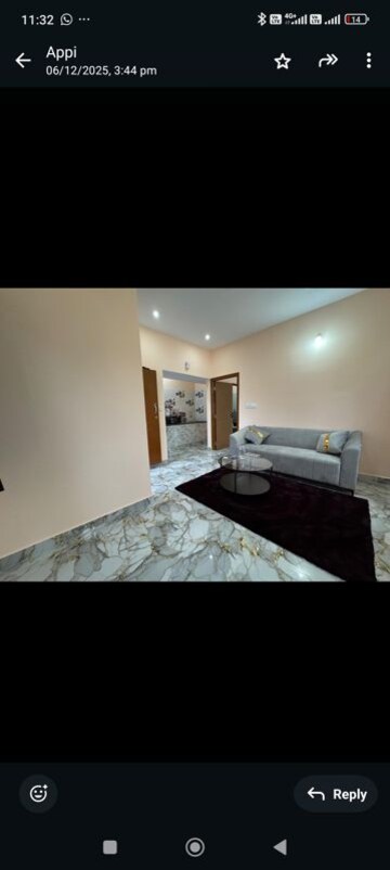 Bedroom in 2 BHK Builder Floor at Kodihalli – for Rent