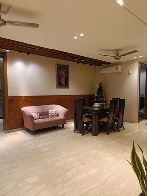 Living Room in 4 BHK Builder Floor at Sushant Lok I – for Sale
