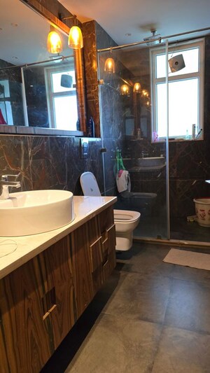 Kitchen in 4 BHK Builder Floor at Sushant Lok I – for Sale