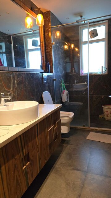 Kitchen in 4 BHK Builder Floor at Sushant Lok I – for Sale