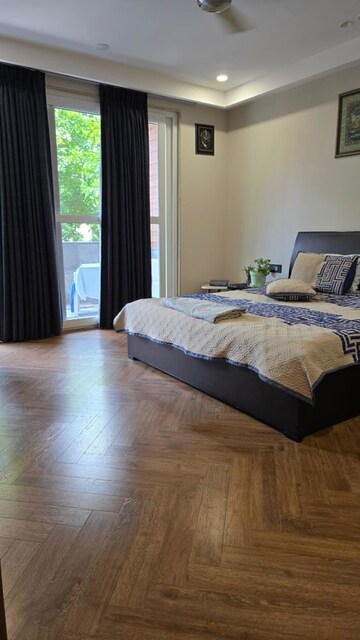 Bedroom in 4 BHK Builder Floor at Sushant Lok I – for Sale