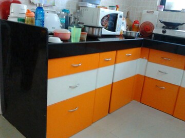 Kitchen in 1 BHK Apartment at Goel Ganga Aashiyana, Thergaon – for Sale