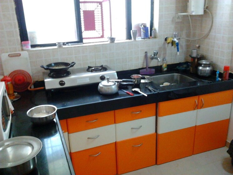Kitchen, goel-ganga-aashiyana 1 Bedroom 680 Sq.Ft. Apartment In Thergaon Pune 9855541