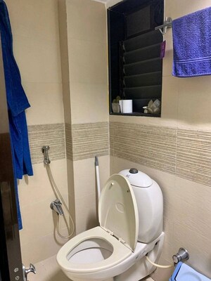 Bathroom in 1 BHK Apartment at Ekta CHS Andheri, Andheri West – for Rent