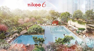 Swimming Pool in 2.5 BHK Apartment at Bhartiya City Nikoo Homes 6, Kogilu – for Sale
