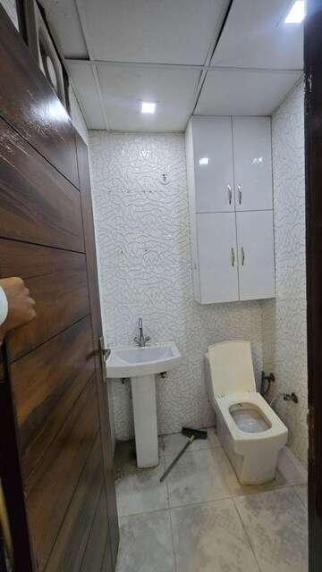 Bathroom in 2 BHK Builder Floor at Divya Angels, Indrapuram – for Rent