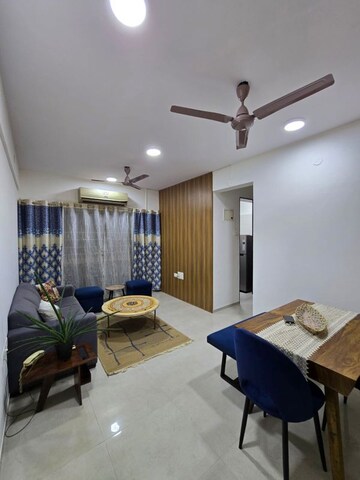 Living Room in 1 BHK Apartment at Sheth Vasant Oasis, Andheri East – for Rent