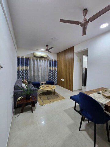 Living Room in 1 BHK Apartment at Sheth Vasant Oasis, Andheri East – for Rent