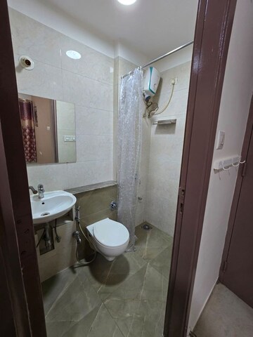 Bathroom in 1 BHK Apartment at Sheth Vasant Oasis, Andheri East – for Rent