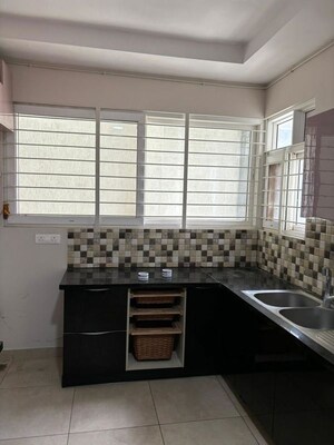 Kitchen in 3.5 BHK Apartment at Prestige Lakeside Habitat, Varthur – for Sale