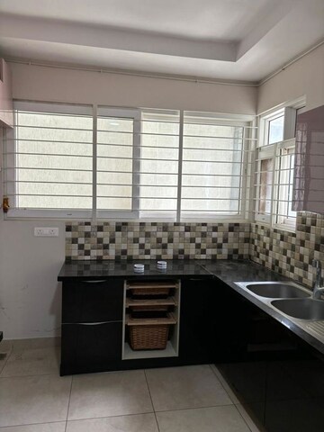 Kitchen in 3.5 BHK Apartment at Prestige Lakeside Habitat, Varthur – for Sale