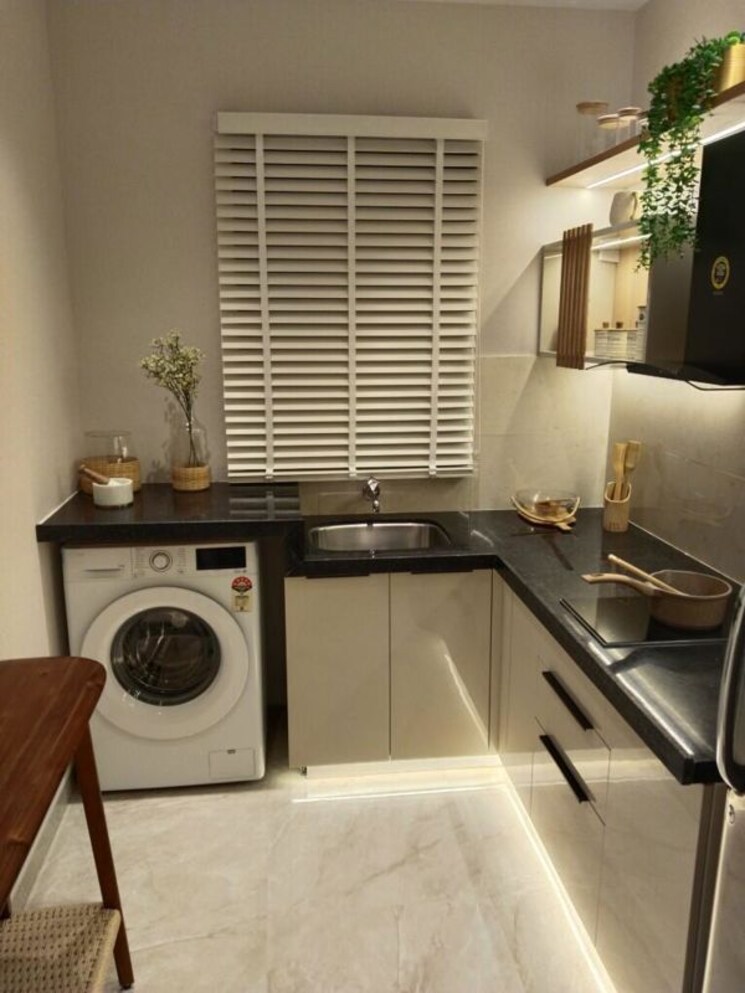 Kitchen, sheth-codename-younique 2 Bedroom 720 Sq.Ft. Apartment In Sion Mumbai 9855799