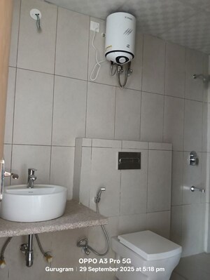 Bathroom in 4 BHK Apartment at SS Linden, Sector 84 – for Rent