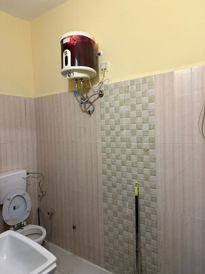 Bathroom in 3 BHK Apartment at Dhakoli – for Rent