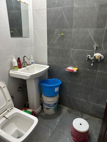 Bathroom in 3 BHK Apartment at Dhakoli – for Rent