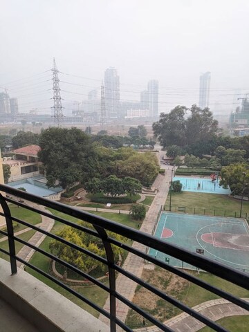 Balcony in 3.5 BHK Apartment at Unitech Escape, Sector 50 – for Rent