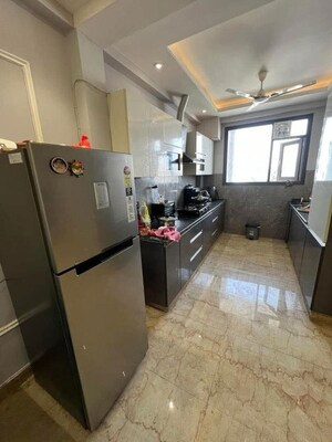 Kitchen in 3 BHK Builder Floor at Sector 57 – for Rent