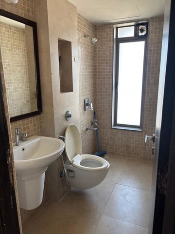 Bathroom in 3 BHK Apartment at DB Parkwoods, Kasarvadavali – for Rent