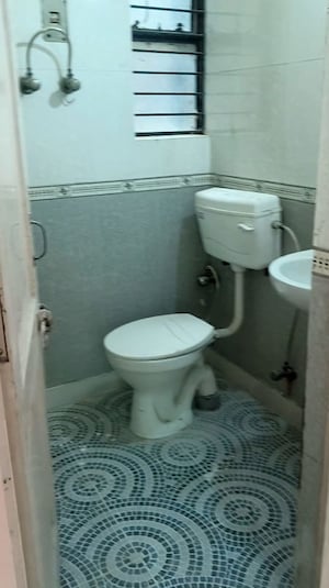 Bathroom in 3 BHK Apartment at Dwarka – for Rent