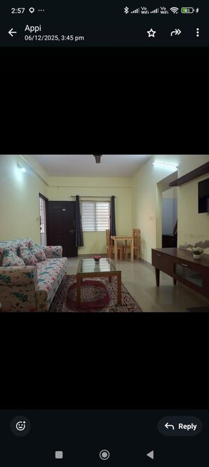 Bedroom in 2 BHK Apartment at Kodihalli – for Rent