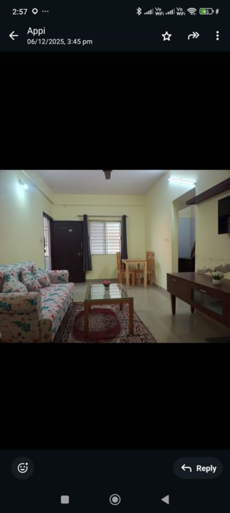 Bedroom, kodihalli 2 Bedroom 1100 Sq.Ft. Apartment In Kodihalli Bangalore 9856004