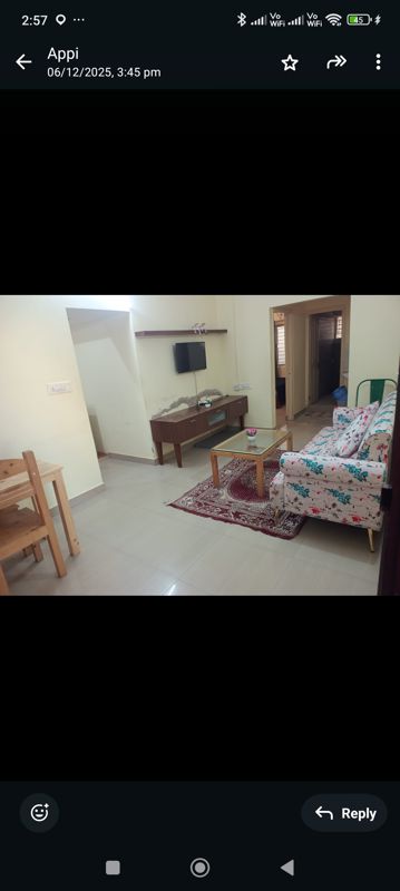 2 BHK Apartment For Rent in Kodihalli