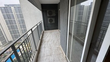 Balcony in 4 BHK Apartment at Godrej Woods, Sector 43 – for Rent