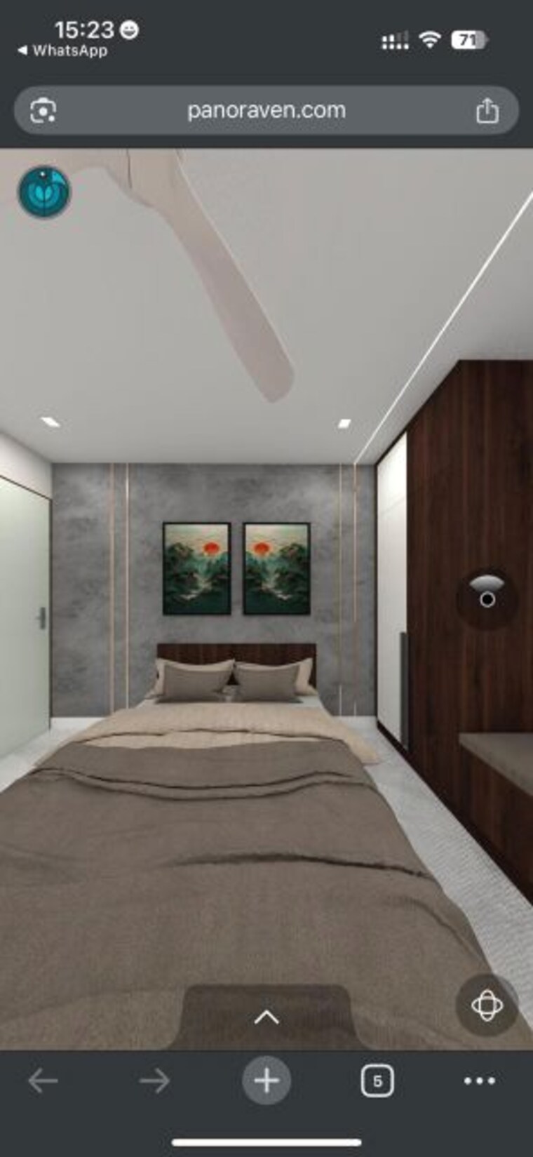 Bedroom, indis-viva-city 3 Bedroom 2410 Sq.Ft. Apartment In Kondapur Hyderabad 9856029