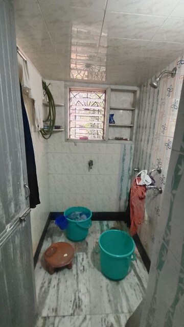 Bathroom in 1 BHK Apartment at Anurag CHS Louis Wadi, Louis Wadi – for Sale