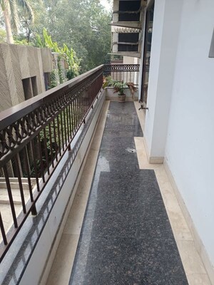 Balcony in 4 BHK Builder Floor at Greater Kailash ii – for Rent