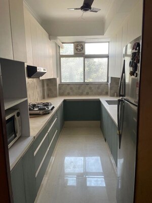 Kitchen in 3 BHK Apartment at Ansal Sushant Estate, Sector 52 – for Rent