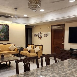 Living Room in 4 BHK Apartment at Juhu – for Sale