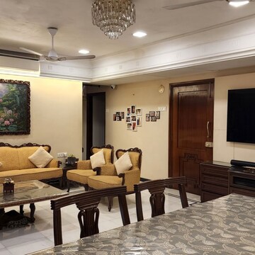 Living Room in 4 BHK Apartment at Juhu – for Sale