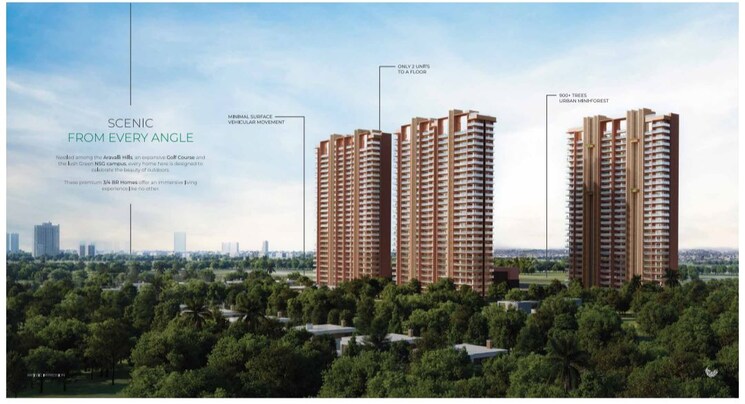 Exterior View, eldeco-fairway-reserve 4 Bedroom 3500 Sq.Ft. Apartment In Sector 80 Gurgaon 9856248