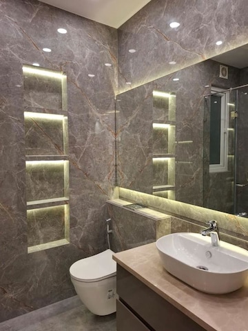 Bathroom in 3 BHK Apartment at Birla Navya, Sector 63a – for Rent