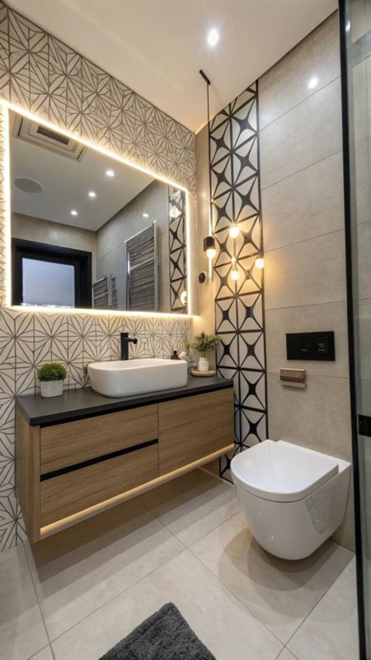 Bathroom, bidadi 2 Bedroom 1200 Sq.Ft. Villa In Bidadi Bangalore 9856361