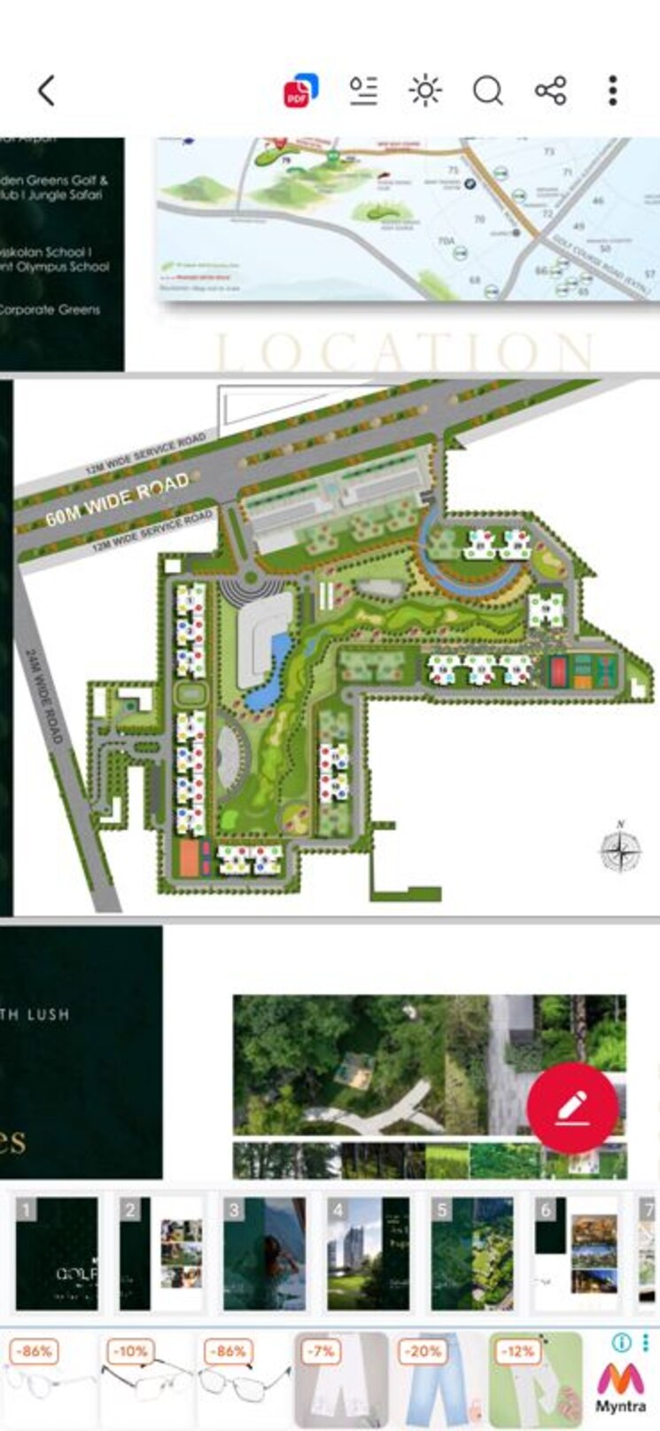 Master Plan, m3m-golf-hills 3.5 Bedroom 2090 Sq.Ft. Apartment In Sector 79 Gurgaon 9856252