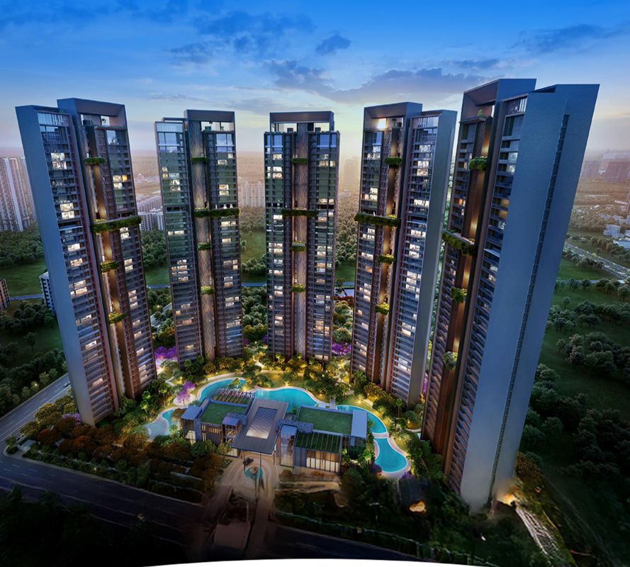 3.5 BHK + Servant Room,Study Room Apartment For Sale in Signature Global Titanium SPR