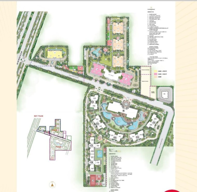 Master Plan, signature-global-titanium-spr 3.5 Bedroom 2780 Sq.Ft. Apartment In Sector 71 Gurgaon 9855492