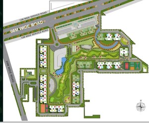 Master Plan in 3.5 BHK Apartment at M3M Golf Hills, Sector 79 – for Sale