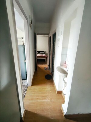 Building Lobby in 1 BHK Apartment at Tulshidham Complex, Thane West – for Sale