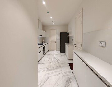 Bathroom in 3 BHK Apartment at Bhartiya Leela Residences, Thanisandra Main Road – for Rent