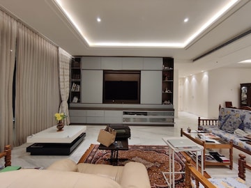 Living Room in 4 BHK Apartment at Bhartiya Leela Residences, Thanisandra Main Road – for Rent