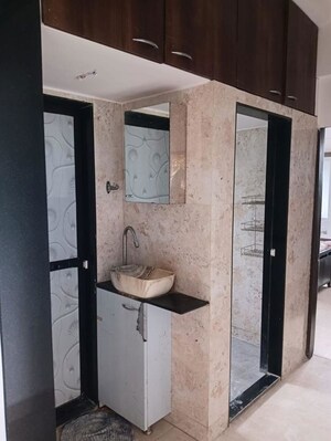 Washroom in 3 BHK Apartment at Savita Nagar CHS, Louis Wadi – for Sale