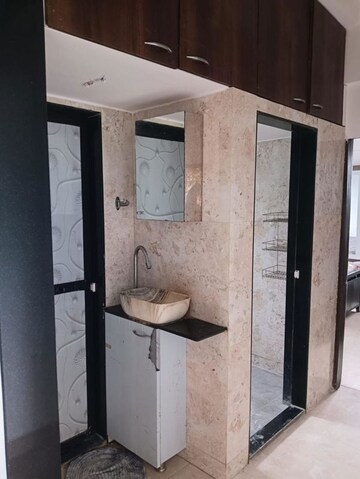 Washroom in 3 BHK Apartment at Savita Nagar CHS, Louis Wadi – for Sale