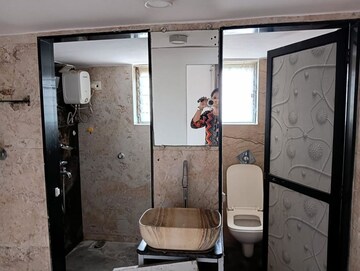 Washroom in 3 BHK Apartment at Savita Nagar CHS, Louis Wadi – for Sale