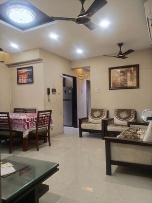 Living Room in 2 BHK Apartment at Mahavir Astha, Kharghar – for Rent