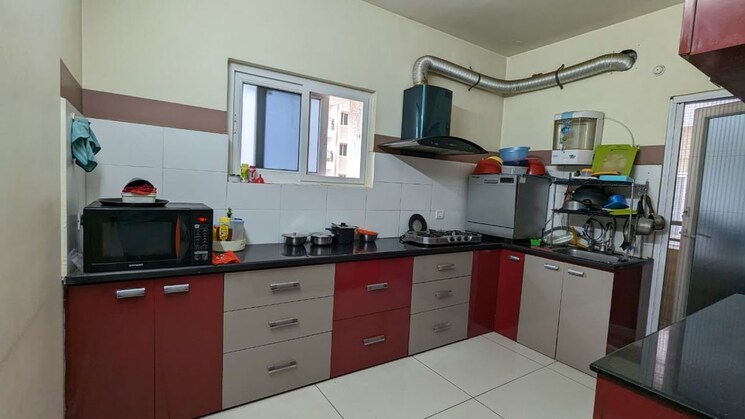 Kitchen, cybercity-rainbow-vistas-rock-gardens 3 Bedroom 1860 Sq.Ft. Apartment In Hi Tech City Hyderabad 9856473