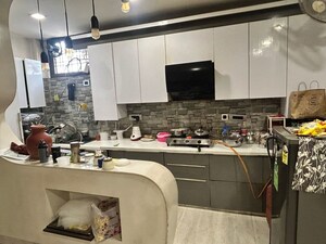 Kitchen in 2 BHK Builder Floor at Kirti Nagar – for Rent